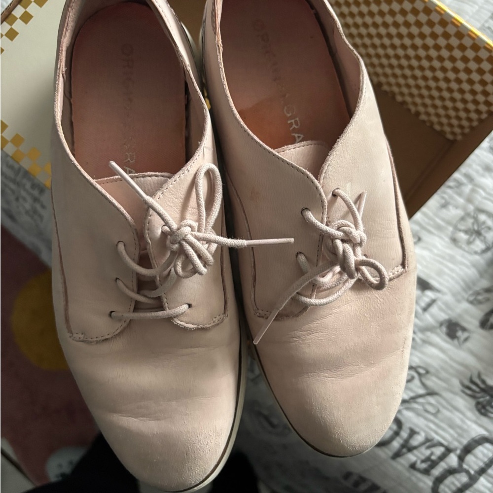 cole Haan Pink Lace-Up Shoes